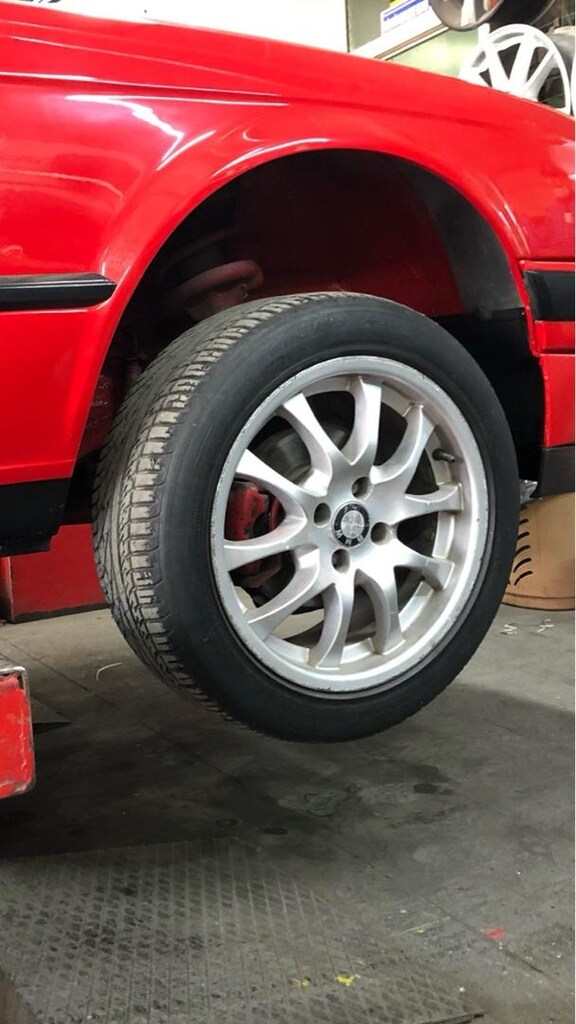 E30 bbs 4*100 jant lastik takım, jantlar 16inch - 3