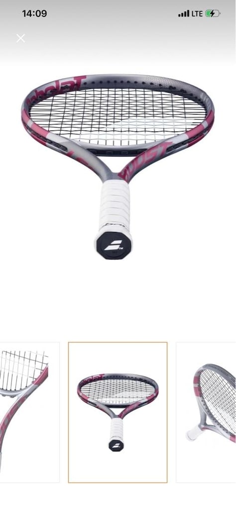 BABOLAT BOOST AERO PINK 260gr YETİŞKİN TENİS RAKETİ (27” / L2) - 4