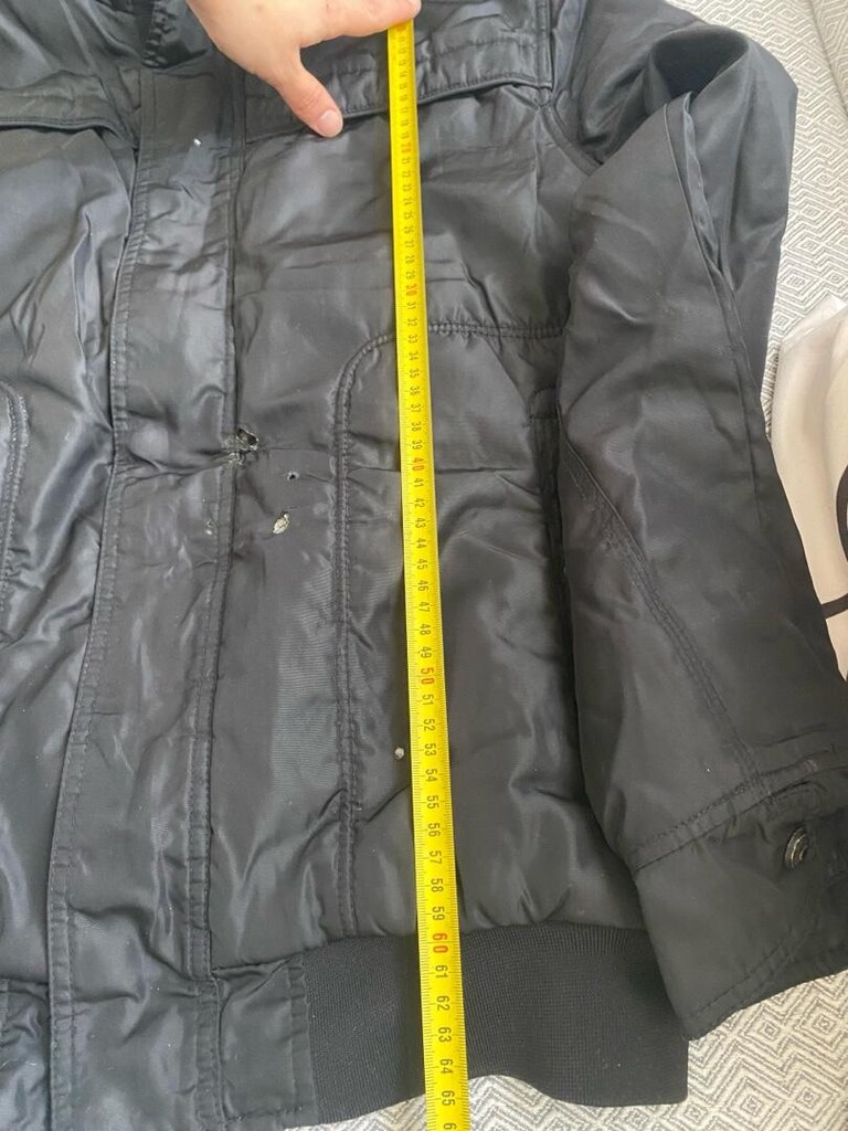 Zara Erkek Siyah Kapüşonlu Mont - 5