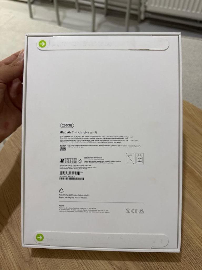 Apple iPad Air 11” (M4) Wi-Fi 256 GB Space Grey – Türkiye Cihazı - 2