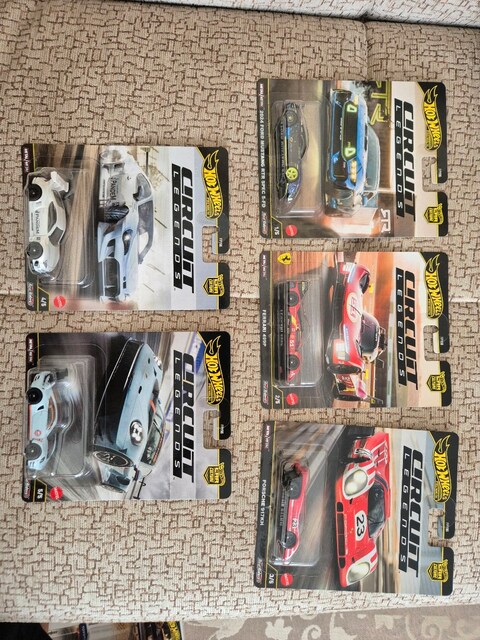 Hot Wheels premium realriders Circuit Legends yurtdışı diecast set