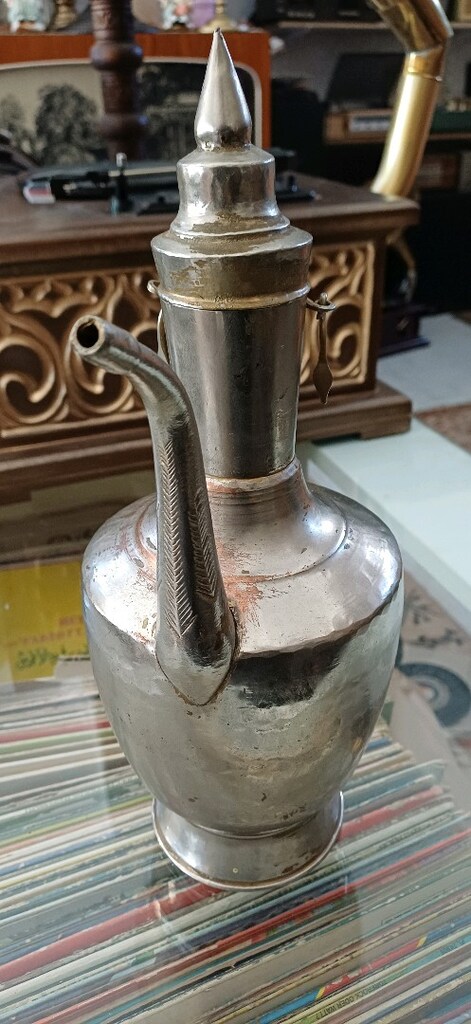 ibruk el yapımı bakır ibruk kapak hariç 23 santim uzunluk en 13 santim - 5