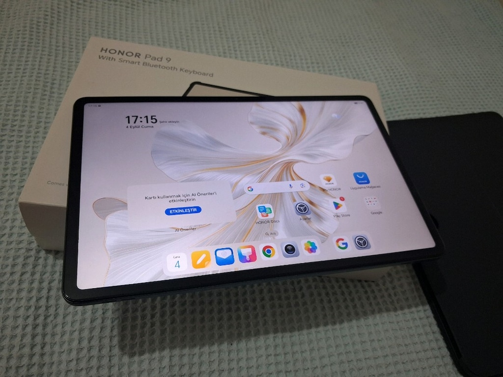 SIFIRDAN FARKSIZ 12AY GARANTİLİ 256GB HAFIZA 8RAM 12.1İNÇ HONOR PAD 9 - 5