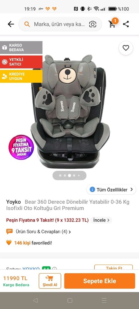 Yoyko oto koltuğu - 4