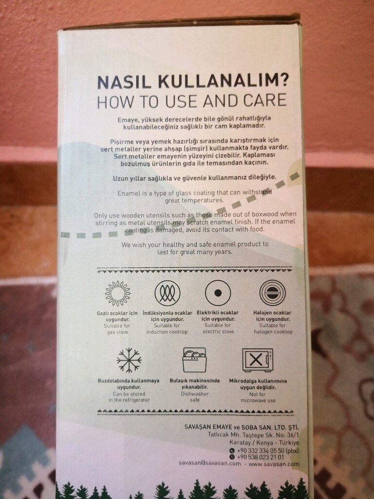 Kamp emaye yemek seti - 8