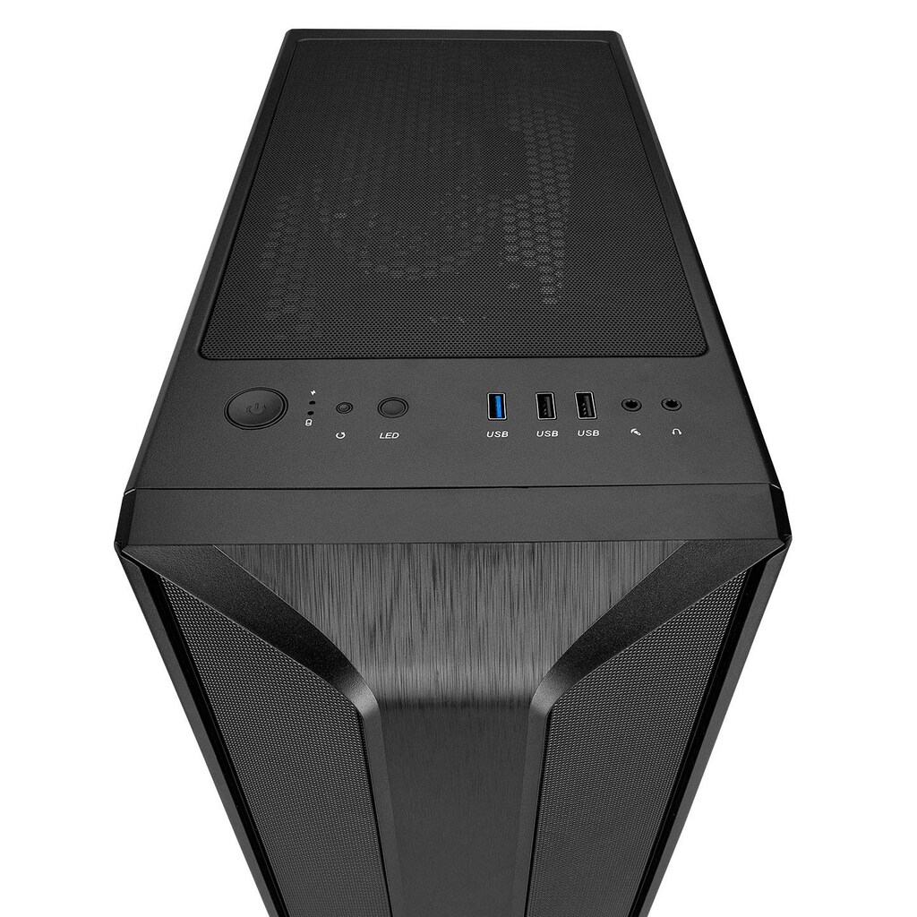 Rampage SAILOR Temperli Camlı Siyah ATX Mid-T Gaming Boş Kasa - 5