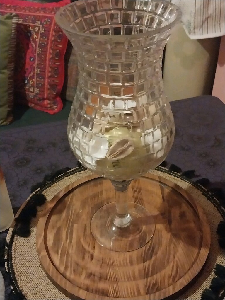 Paşabahçe cam dekoratif vintage vazo - 2