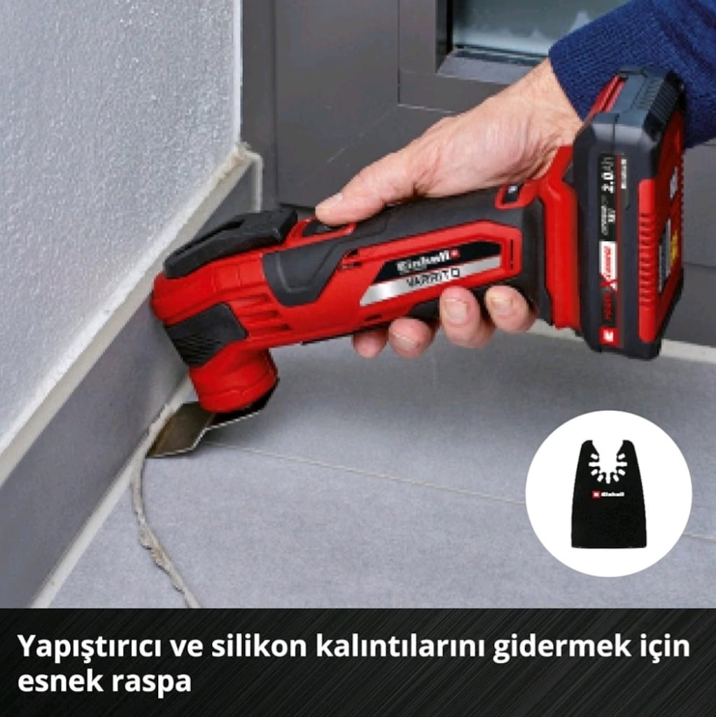 EİNHELL VARRİTO RASPALAMA ALETİ VE 6 PARÇA UÇ SETİ - 10