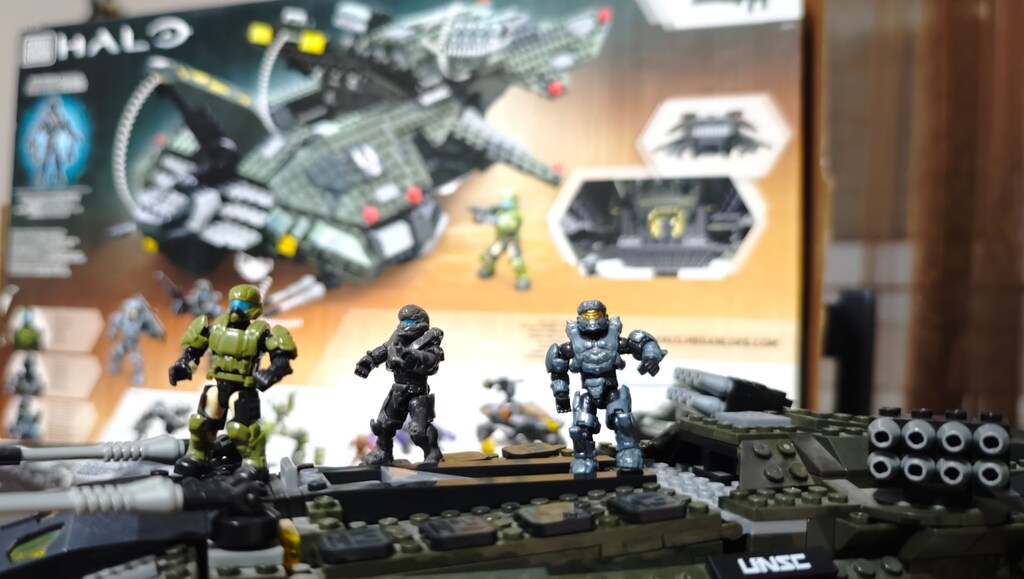 HALO UNSC Vulture Gunship eksiksiz (Lego) Mega Blocks - 9