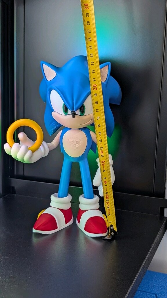 Dev Sonic Figür 3D baskılab_ankara - 6