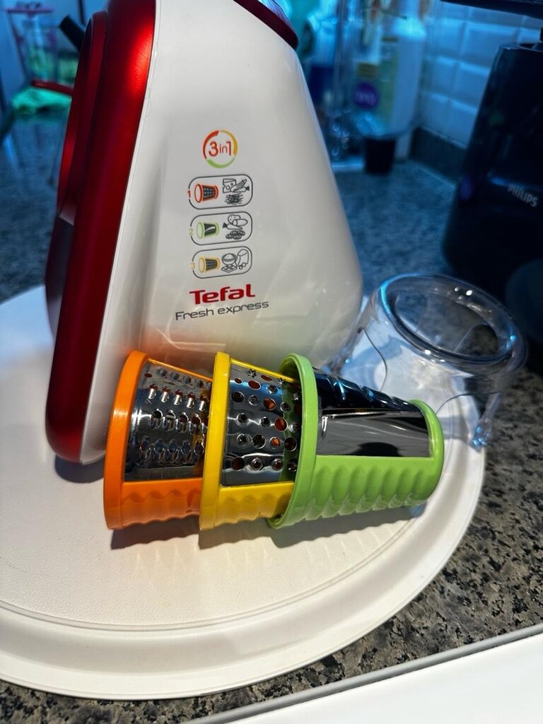 TEFAL Fresh Express Fight Elektirikli Doğrayıcı Rende Kırmızı - 3