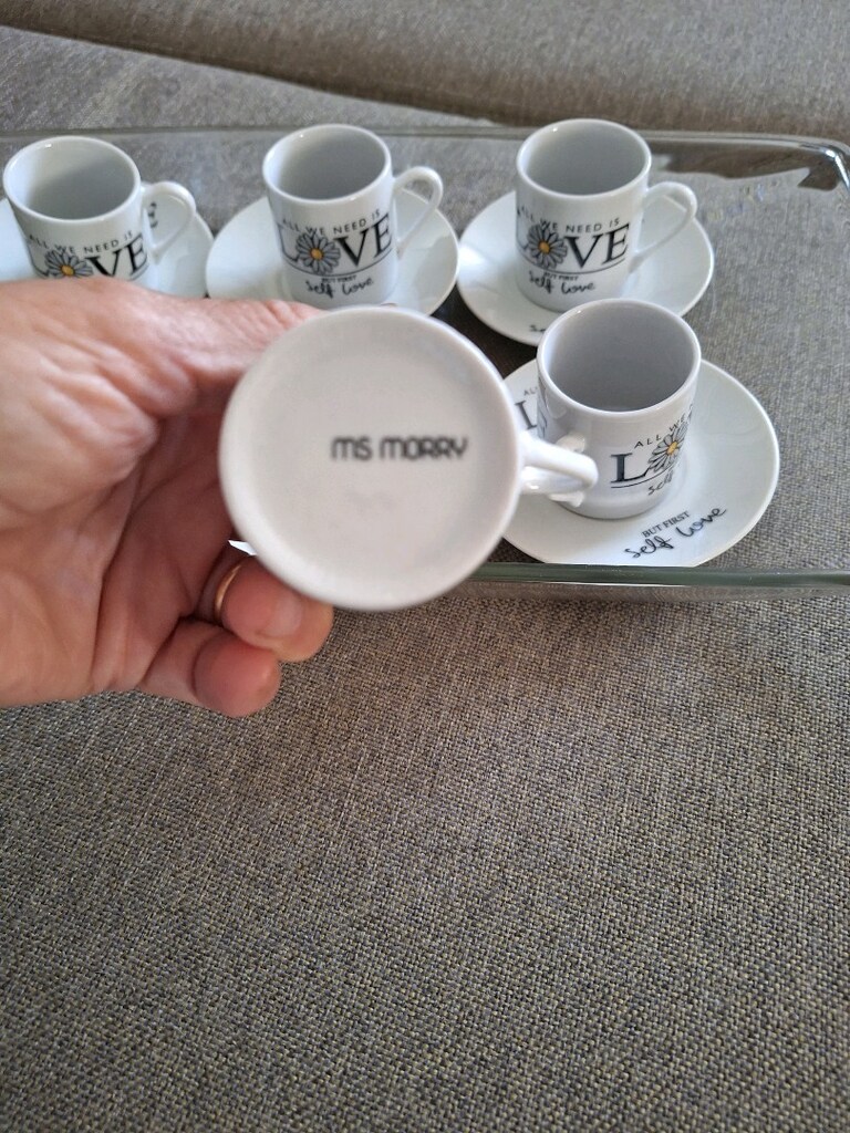sıfır kullanılmamış sıfır kahve fincan takımı - 2