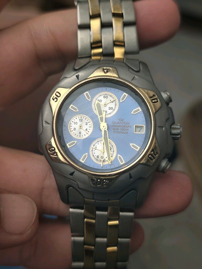 %100 Orjinal QUANTUM TITANIUM CHRONOGRAPH ERKEK SAAT - 8