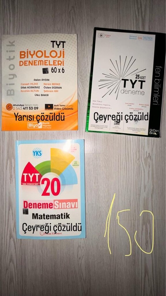 SIFIR+AZ KULLANILMIŞ TEST KİTAPLARI+İNGİLİZCE OKUMA KİTABI - 12