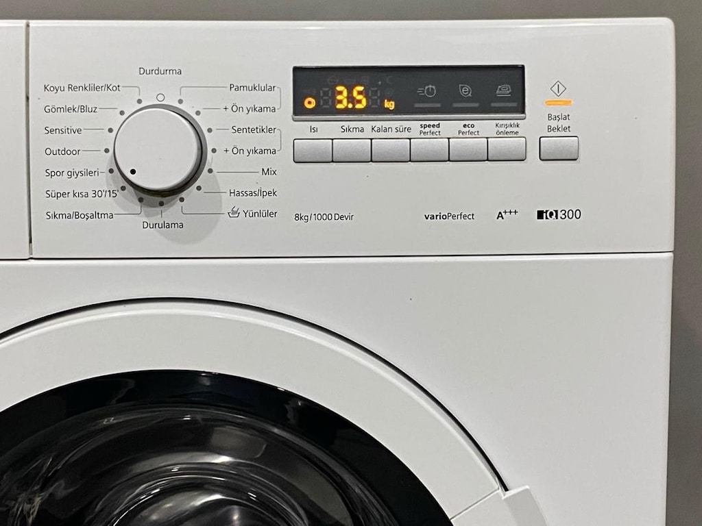 SİEMENS 8 KG A+++ ÇAMAŞIR MAKİNESİ AYNI GÜN TESLİM - 3