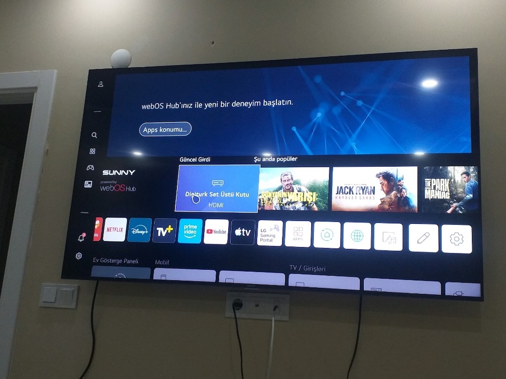 sunny webos 165 ekran tv garantili