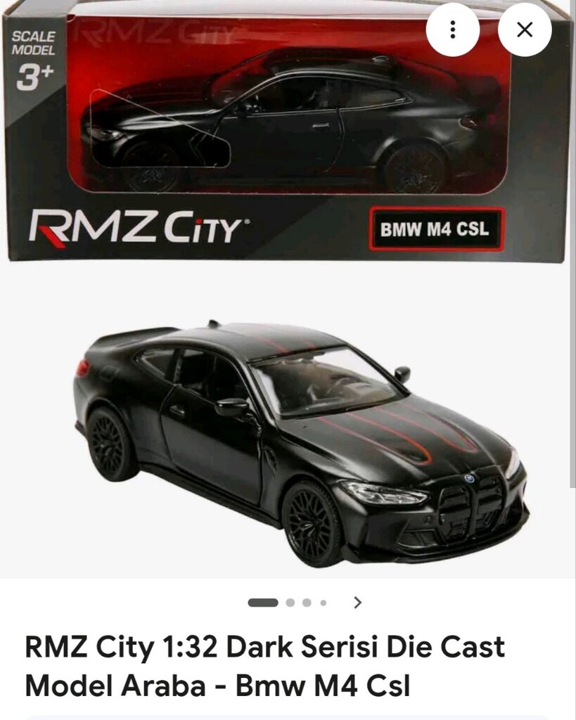 remz serisi BMW M4 siyah model araba 1.32 - 2
