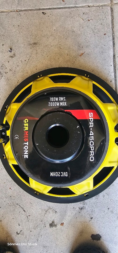 30 cm.700 rms germjstone 2+2ohm bas - 3
