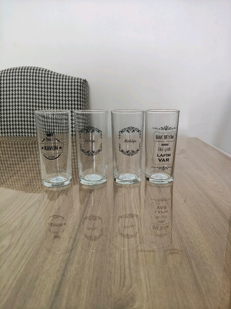 4 lü rakı bardağı - 2