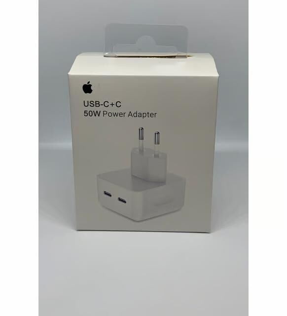 50w Çift USB-C Bağlantı Noktalı Güç Adaptörü