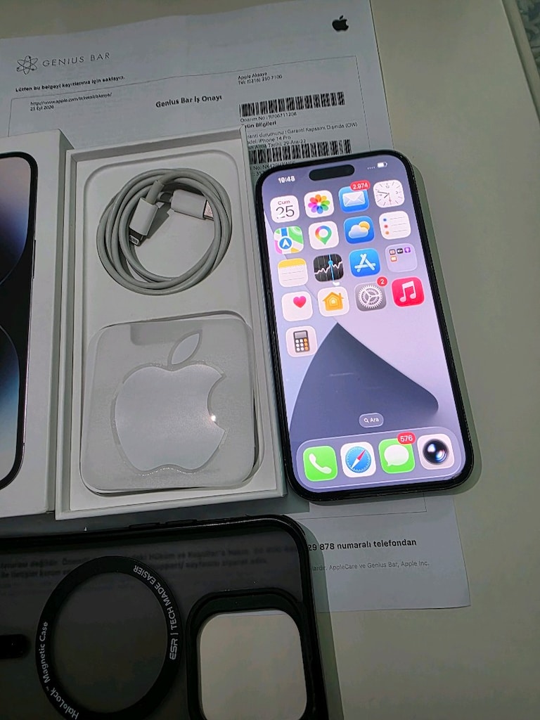 İphone 14 Pro 512 Gb Türkiye pil %100 - 2