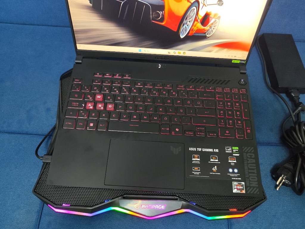 RYZEN 5 7535HS + 6 GB RTX 4050 140W EKRAN KARTI + DDR5 RAM + SSD - 9