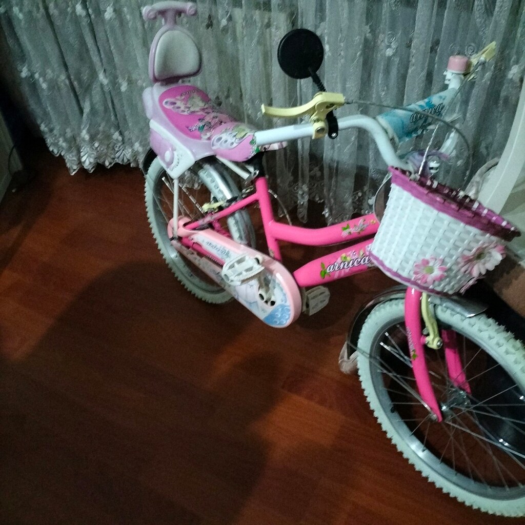 pembe kiz bisikleti 7-10yas - 6