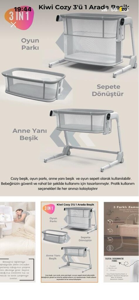 KİWİ KENDİ KENDİNE SALLANABİLEN BEŞİK - 11