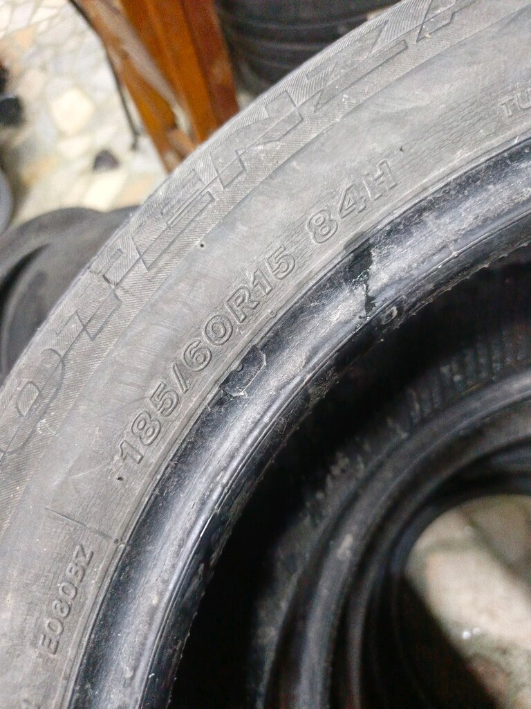 185*60*15 bridgestone çift lastik yazlık - 2