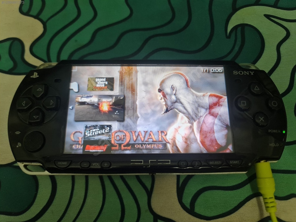 psp 2004 kırık cfwli yazılımlı oyun yüklü cfw 4gb hafıza kartı - 2