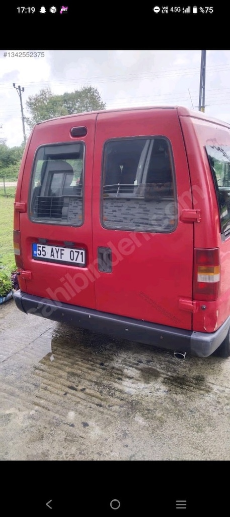Fiat scudo 1.9 D 7+1 otomobil ruhsat 2001 model dolmuş çıkması - 9