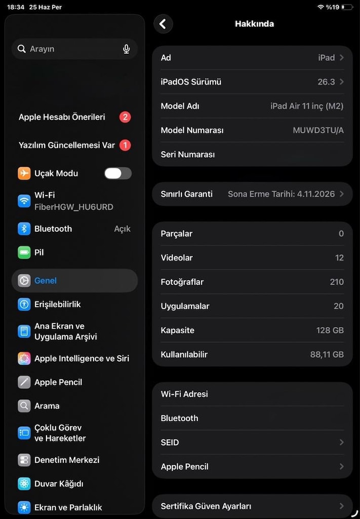Sıfır ayarında İpad 6.nesil 11inch air m2 - 7