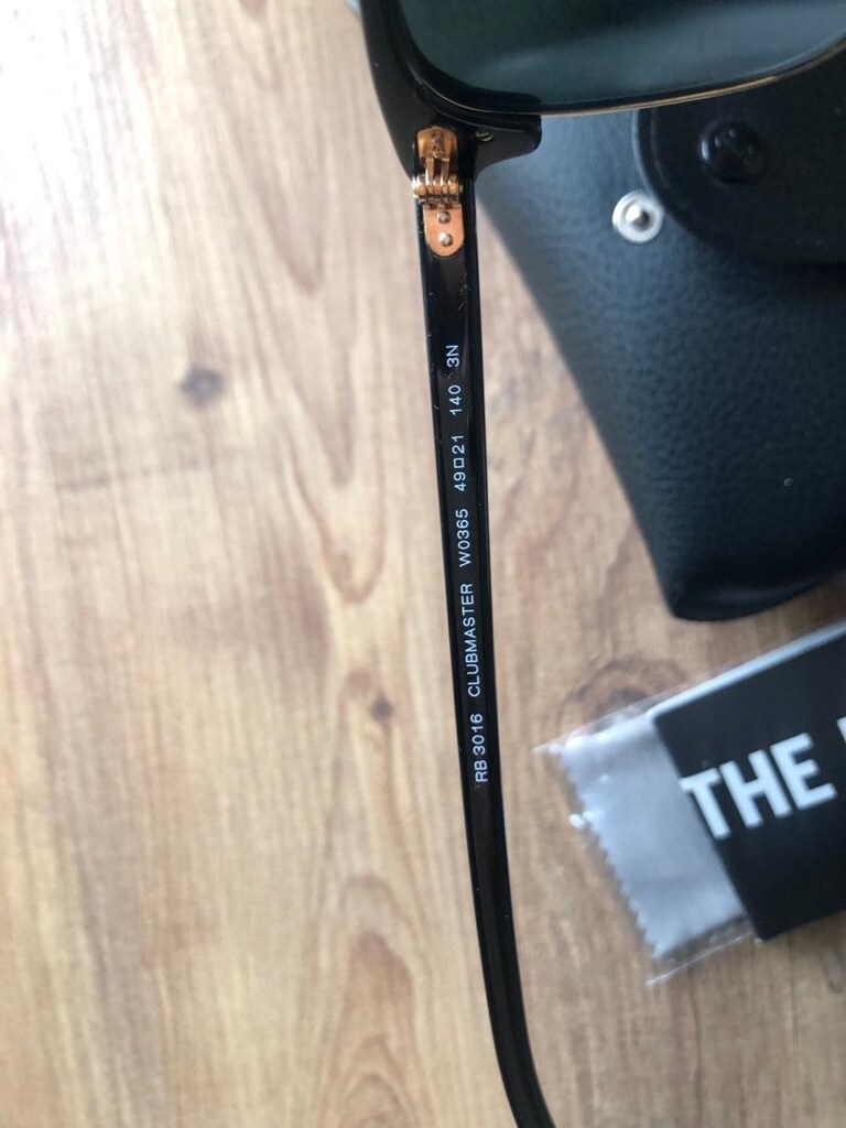 Orijinal Ray-Ban Clubmaster RB3016 W0365 (49 Ekartman) - Full Set - 2