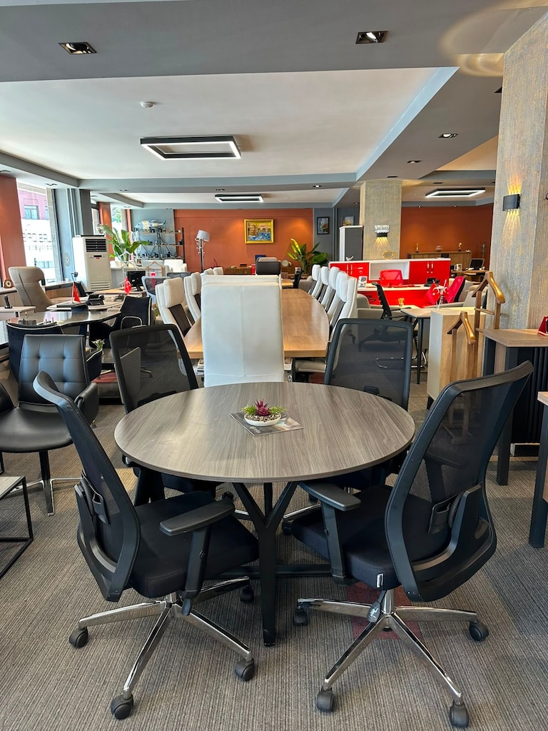 KLAS OFİS ÜSKÜDAR ÇAP 120 cm BÜROTIME TOPLANTI SETİ 2. EL - 4