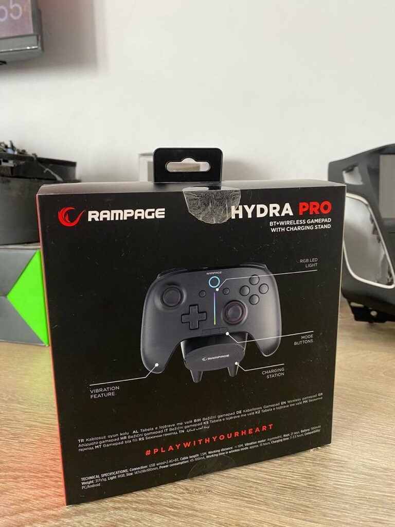 rapmage hydra pro şarj istasyonlu gaming pad - 7