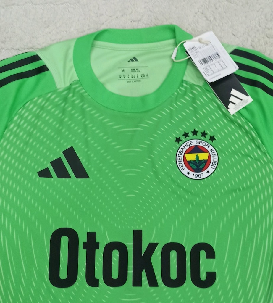 2025-2026 Ederson Moraes Orijinal Fenerbahçe Kaleci Forma Adidas Yeşil - 5