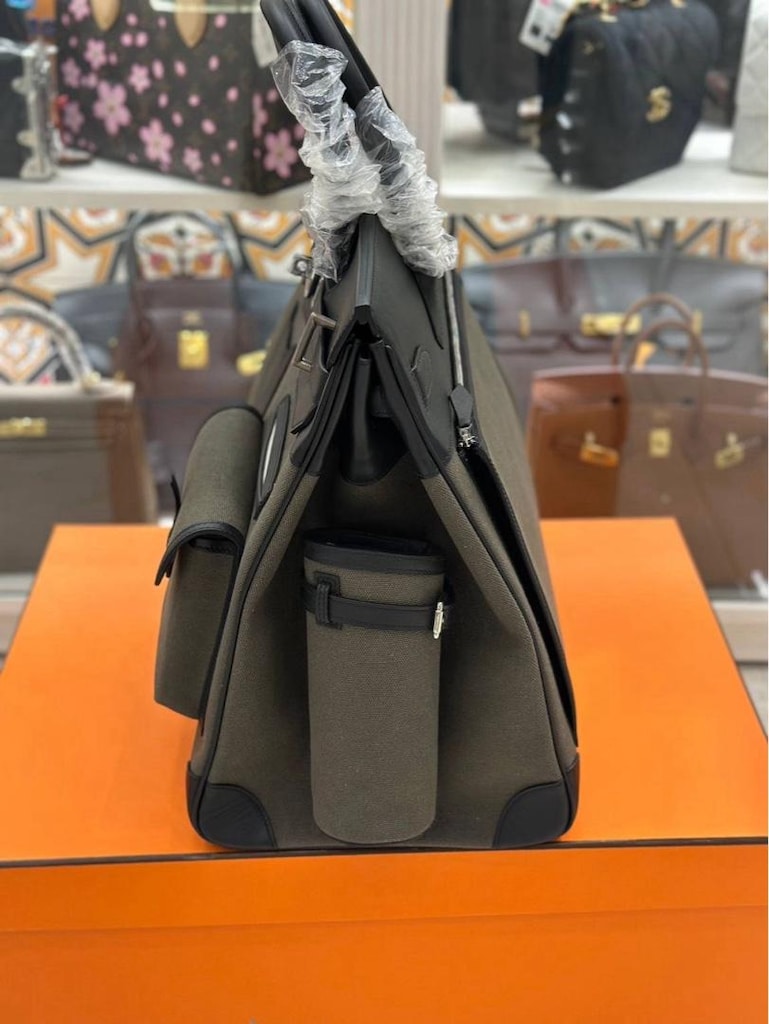 Hermes Birkin Cargo 50 Haki Yeşil Çanta - 9