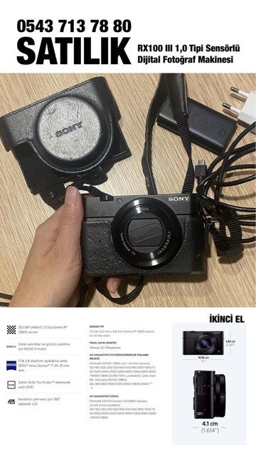 Sony RX100 III Kamera (Cyber‑shot DSC‑RX100 III)