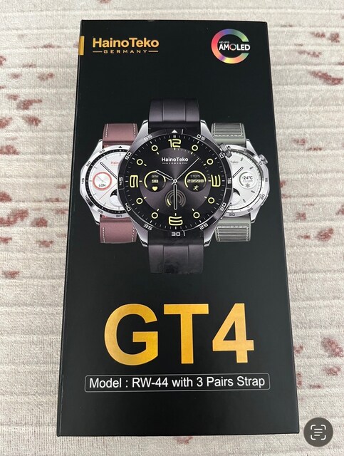 Haino Teko RW44 GT4 Max AMOLED Ekran Akıllı Saat (3 Kordonlu)