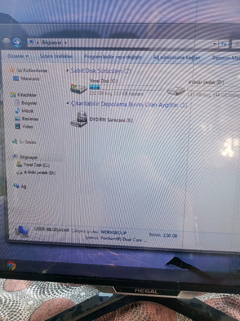 Bilgisayar kasası kılavye maus 320 CB harddisk. - 7