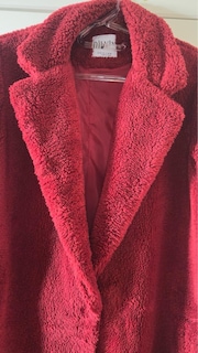DİLVİN BORDO PELUŞ KABAN — görsel 2/8