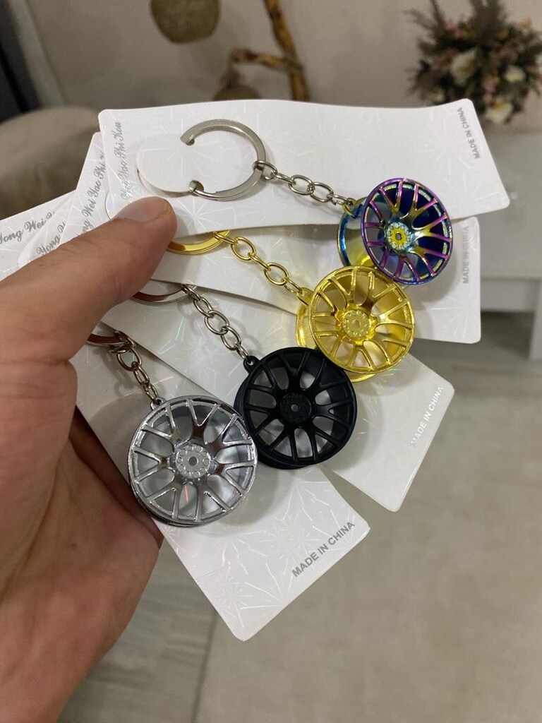 toptan ithal metal jant anahtarlık 100 adet - 6