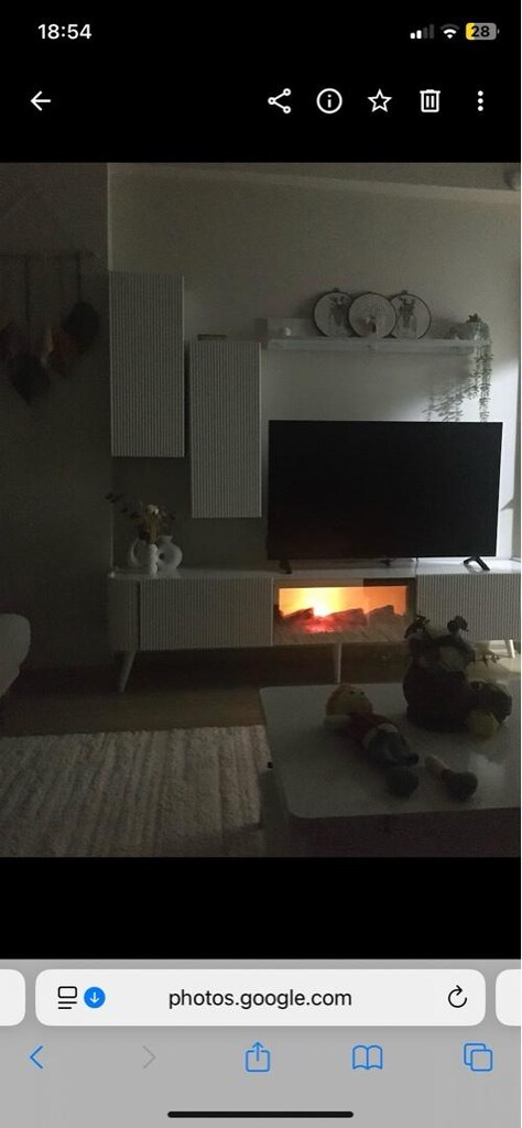 şömineli tv ünitesi seti - 5