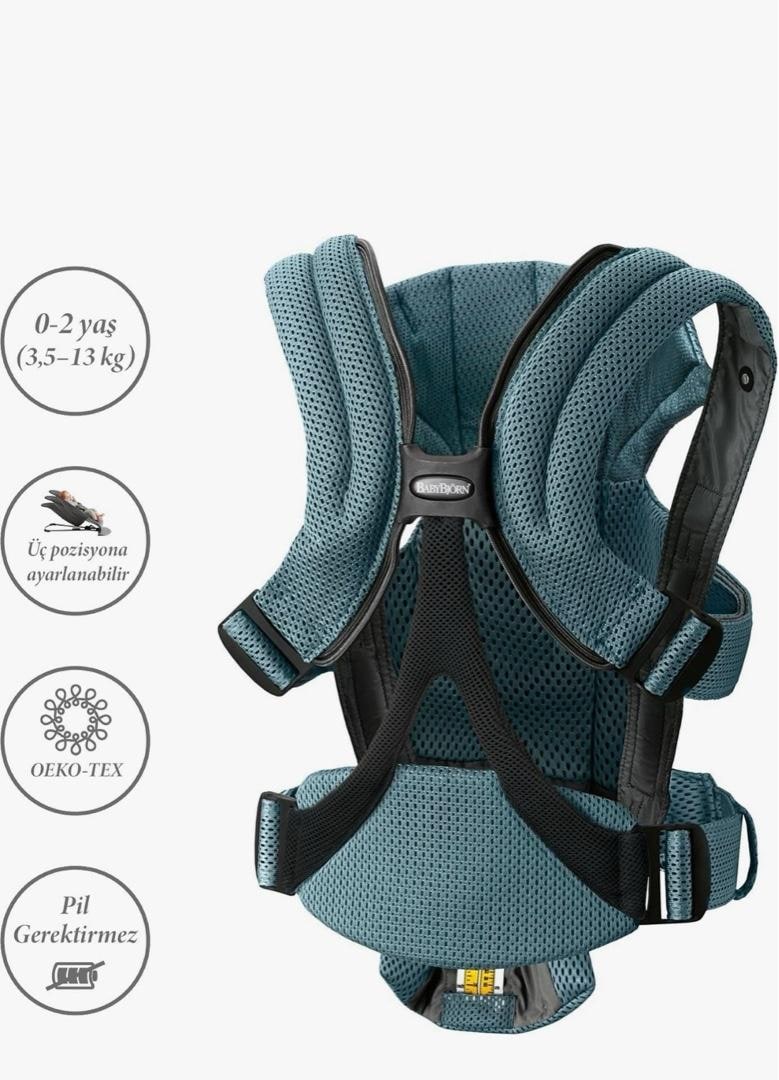 BabyBjörn Kanguru Move Mesh Sage Green - 5