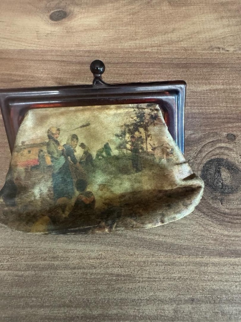 Vintage Bakalit Çerçeveli Bozuk Para Cüzdanı - 2