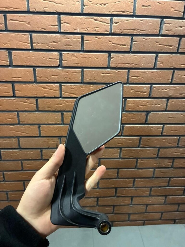 VOGS Siyah Kanat Aynası / Katlanır Motosiklet Aynası - Sıfır - 4