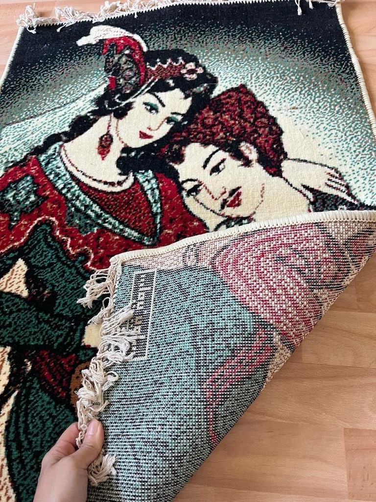 İran halısı duvar veya dekoratif halı - 5