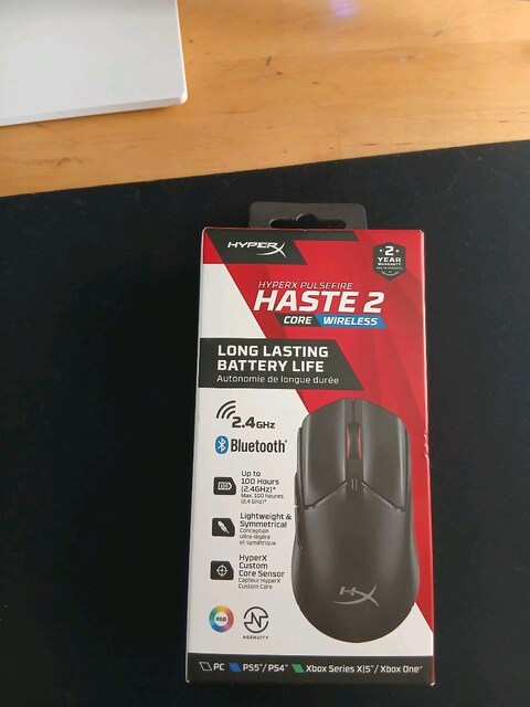 hyperx haste 2 maouse sadece 2 gün kullandım tertemiz ciziği yok