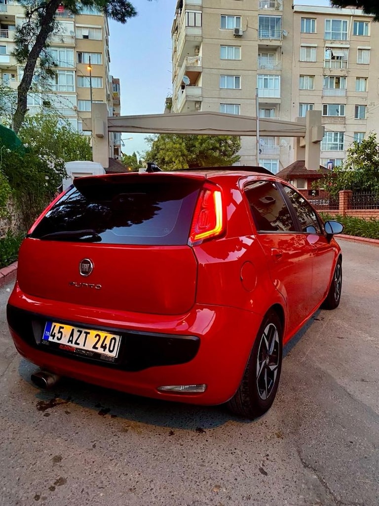 2012 model 1.4 makyajlı kasa Cam tavan Egzotik Kırmızı Punto - 8
