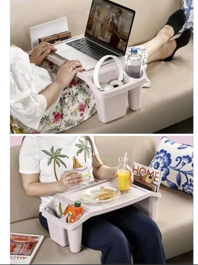 Hobi Masası Laptop Sehpası Pembe - 2